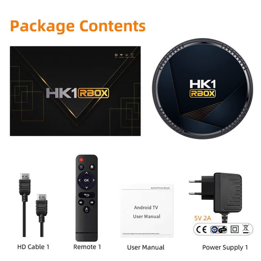 Android TV Box 11.0, Hk1 Rbox H8 4 Go De RAM 128 Go De ROM Avec H618 Quad-Core 64 Bits, Android Box Dual-Wifi 2,4 Ghz/5 Ghz BT 4.2 USB 3.0 3D 4K/6K Avec Mini Clavier Sans Fil,4gb+128gb