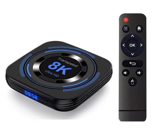 Boîtier TV Android 12 ATV Double Wi-FI avec Applications TV, vidéo 8K, BT5.0+, RK3528, Lecteur multimédia Vocal 4K 3D, décodeur (MX10 32g)